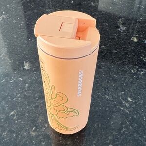 Starbucks Coral Floral Tumbler